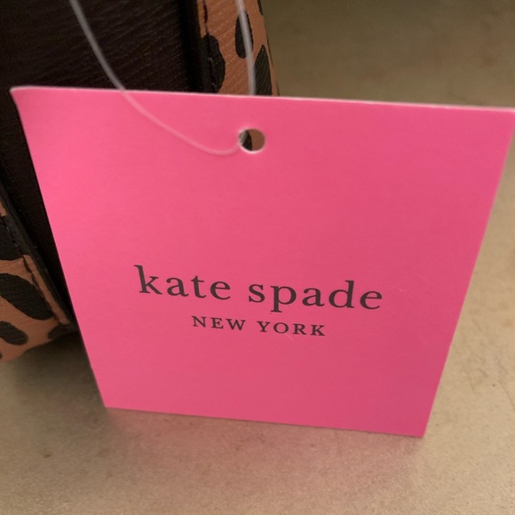 NWT Kate Spade Spencer Leopard Double-Zip Crossbody Purse - Picture 8 of 12